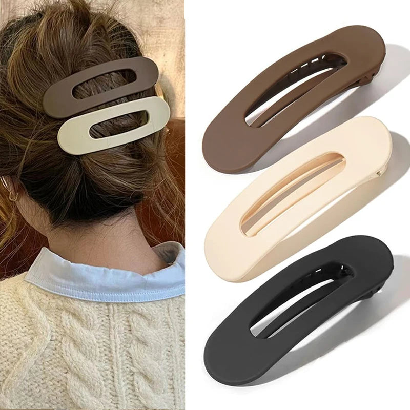 Matte Hair Clips for Bangs and Flyaway Control Gentle Grip Daily Wear