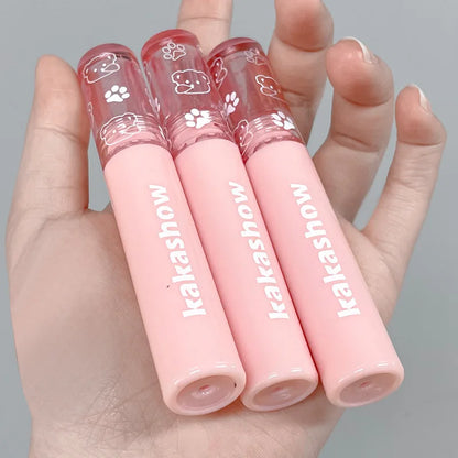 Hydrating Lip Gloss Long Lasting Translucent Red Brown Tint