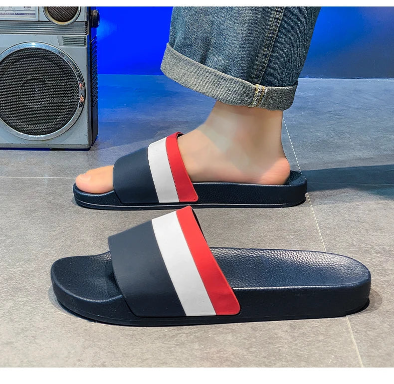 Non-Slip Slippers for Men and Women with Cushioned Comfort Beach Ready