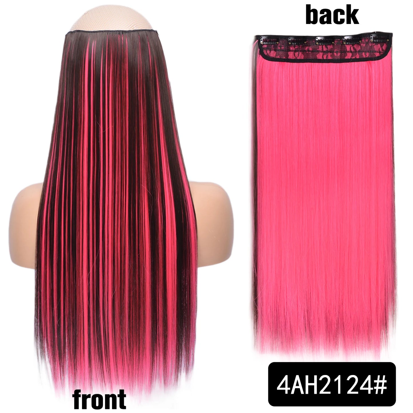 Long Clip In Hair Extensions for Length and Volume 22 Inch