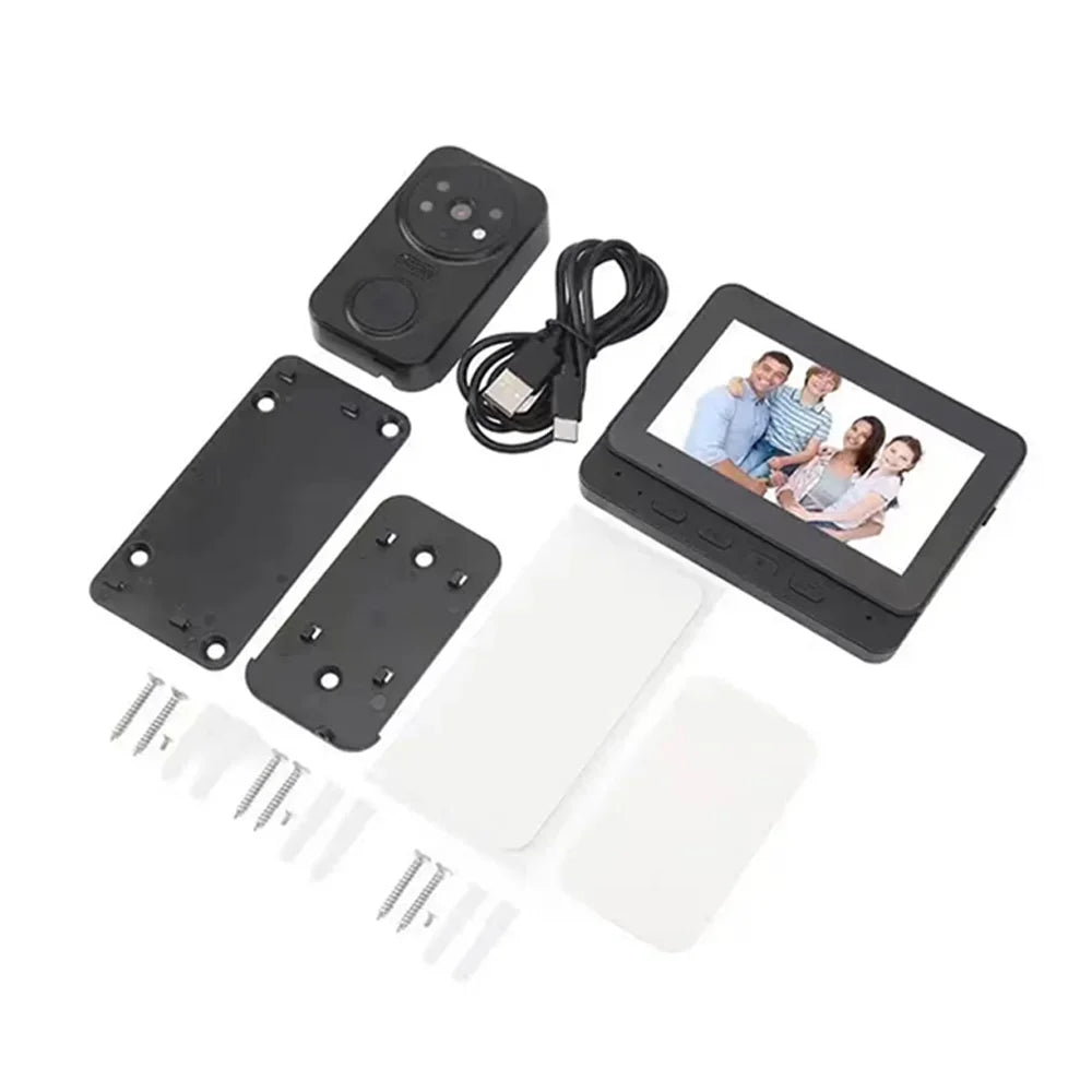 Wireless video doorbell camera with two-way audio
