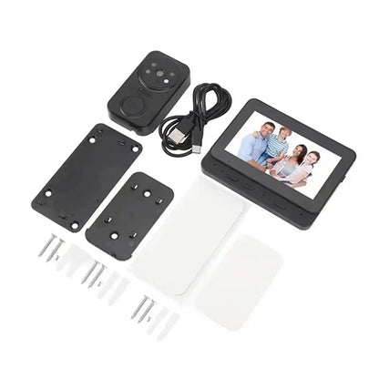 Wireless video doorbell camera with two-way audio