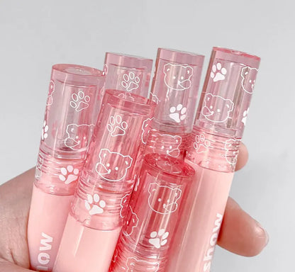 Hydrating Lip Gloss Long Lasting Translucent Red Brown Tint
