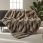 Luxury Faux Fur Blanket High-end Bed  Fox Fur Blankets For Beds Plaid on The Sofa Cover Decoration Home Blankets And Throws