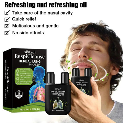 Lung & Liver Detox Nasal Inhaler – Natural Herbal Cleanse for Respiratory & Detox Support