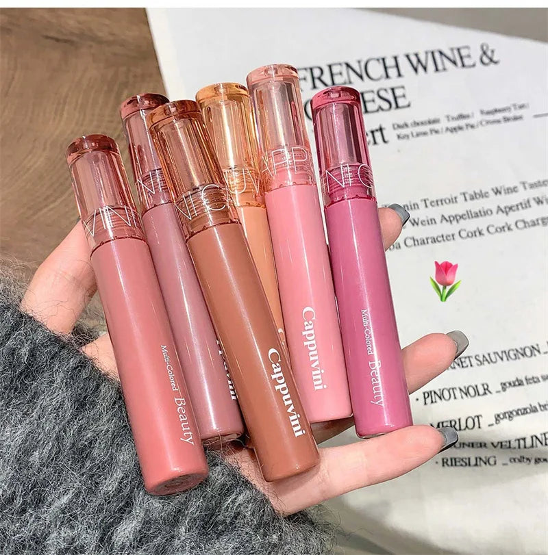 Hydrating Lip Gloss with Glassy Shine for Everyday Wear Rich Color
