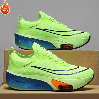 Breathable Sneakers for Marathon Training Cushioned Insole Nonslip Grip