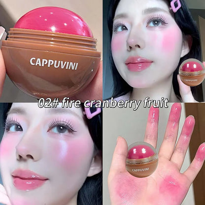 Water-Light Blush Ball for All Skin Tones with Ultra Soft Applicator