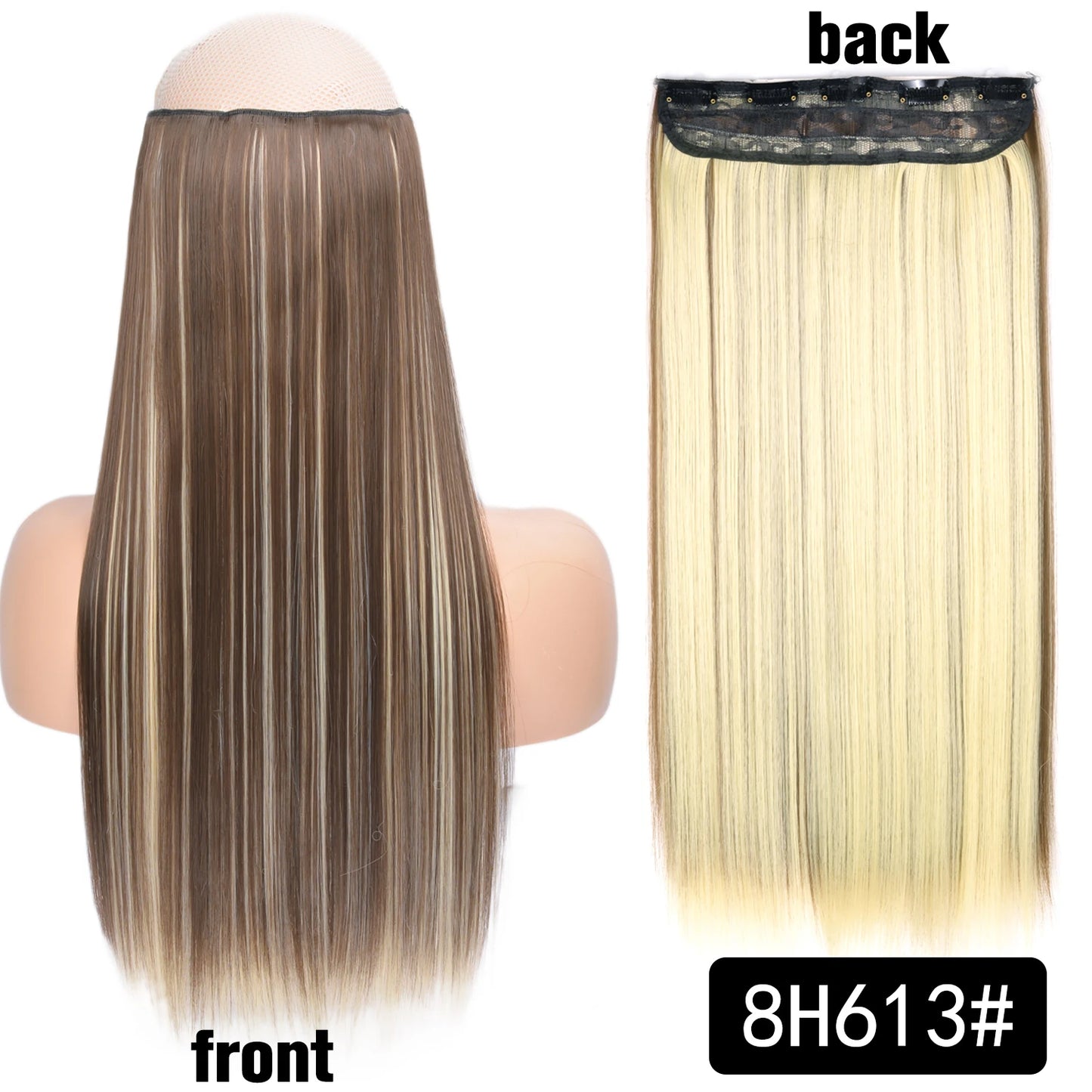 Long Clip In Hair Extensions for Length and Volume 22 Inch