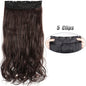 Wavy Clip In Hair Extensions Five Clip Set for Fuller Waves