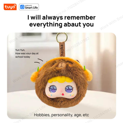 2026 Smart AI Plush Robot with LED Eyes & Voice Control – Interactive USB Rechargeable Companion for All Ages