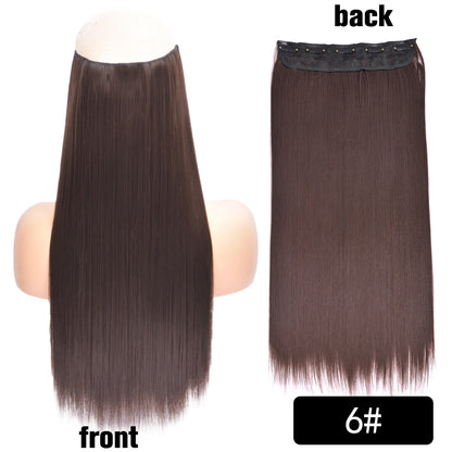 Long Clip In Hair Extensions for Length and Volume 22 Inch