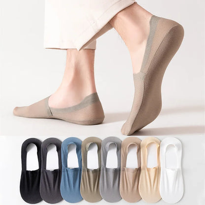 Lightweight Socks With Silicone Non Slip Grip For Sneakers And Loafers