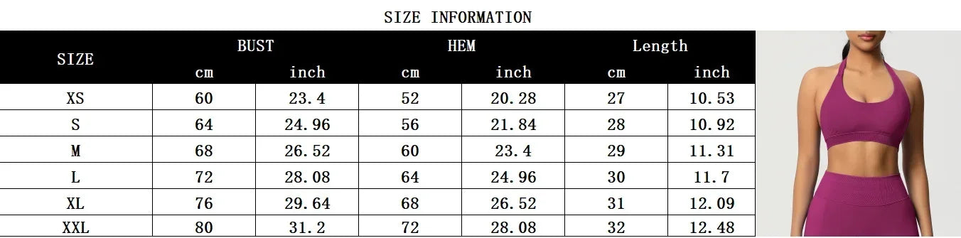 Women’s Seamless Halter Backless Push-Up Sports Bra Cotton-Poly For Gym Running