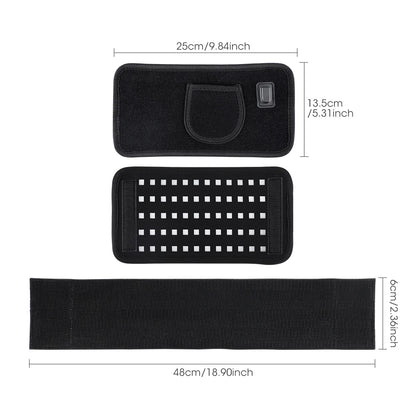 660nm and 850nm Red Light Therapy Belt Beauty Face Skin Rejuvenation Home Use LED Photon Near Infrared Light LED Pad For Elbow