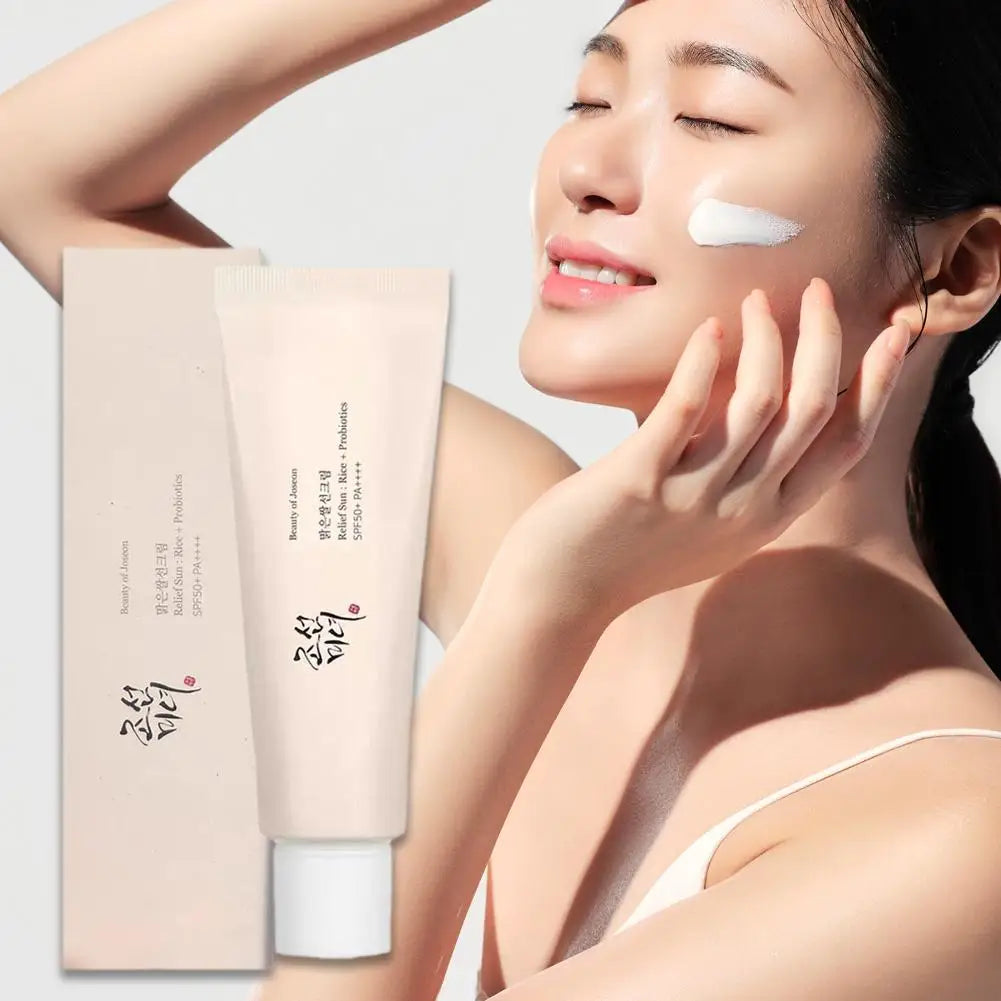 50ml Rice Sunscreen Lightweight Non-Greasy Sensitive Skin Long-Lasting Protection 2025 SUN PROTECTION CHAMPION