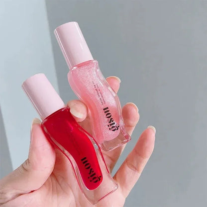 Hydrating Lip Oil with Cherry Honey Strawberry Gloss Delivers Moisture