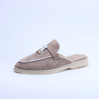 2026 Luxury Butter Suede Tassel Loafers – Designer Slip-On Flats for Women | Chic Walking & Work Shoes