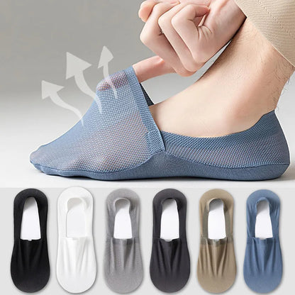 Lightweight Socks With Silicone Non Slip Grip For Sneakers And Loafers