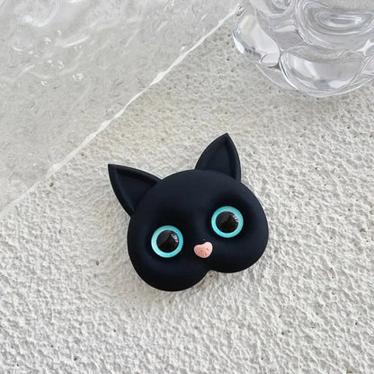 Cat 3D Cartoon Air Sac Bracket Phone Finger Grip Stand