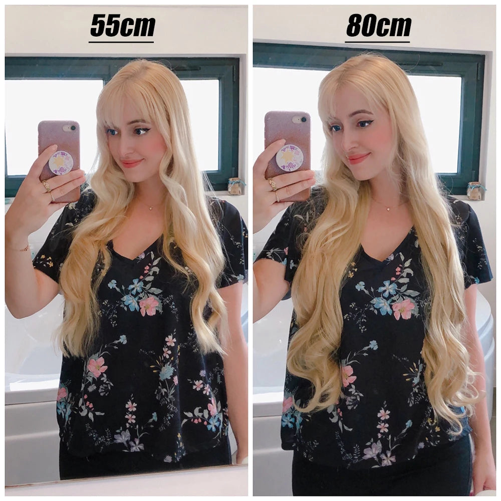 Voluminous Clip-In Hair Extensions 80cm For Fuller Long Hair Look
