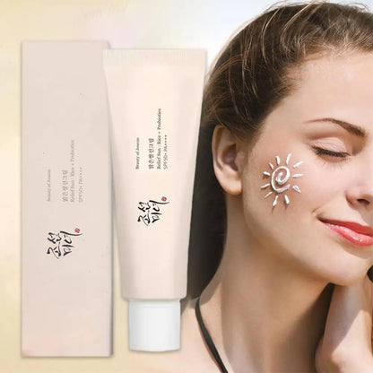 50ml Rice Sunscreen Lightweight Non-Greasy Sensitive Skin Long-Lasting Protection 2025 SUN PROTECTION CHAMPION