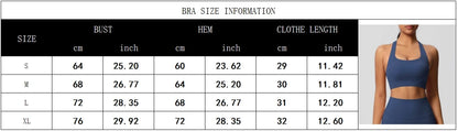 Women’s Yoga Bra Crop Top Nylon Elastane Supportive Sling Back