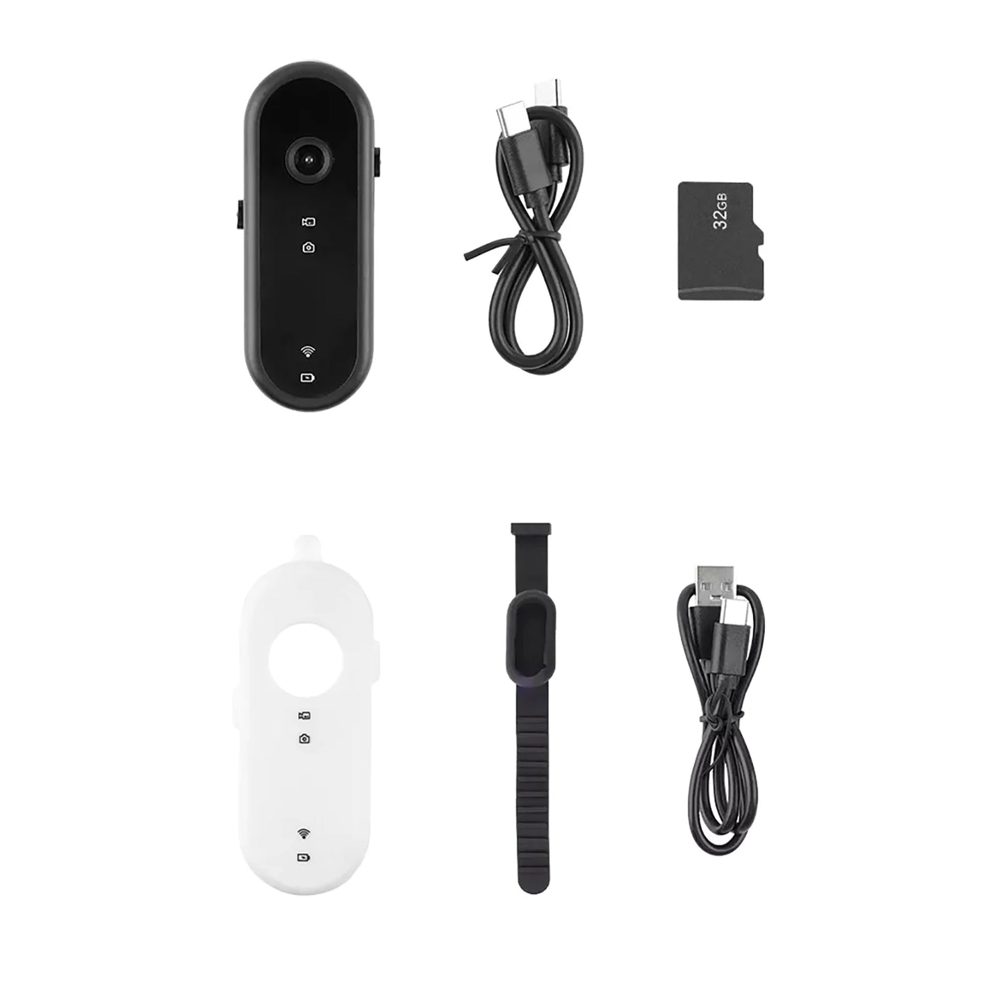 2-in-1 Pet Camera Collar - The ultimate fusion of pet POV and home security. Wireless Pet Dog Cat Collar Camera 120 Degree Wide Angle Pet Sports Action Camera Monitor For Video Records Indoor Outdoor 32GB