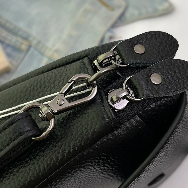 Women's phone crossbody bag with an interior zip pocket