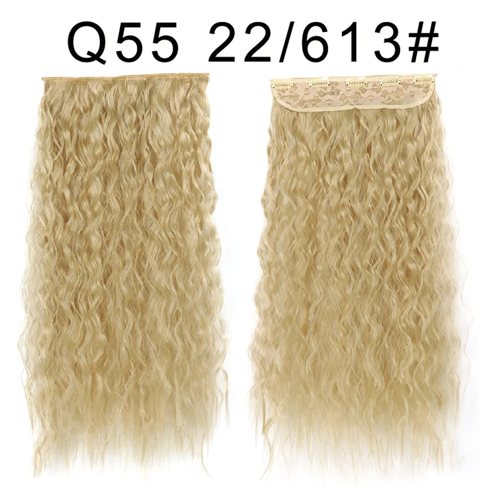 Long Clip In Hair Extensions for Length and Volume 22 Inch