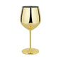 500ML Stainless Steel Red Wine Cocktail Glass Unbreakable Metal Tall Champagne Glass KTV Bar Goblet European style wine glass