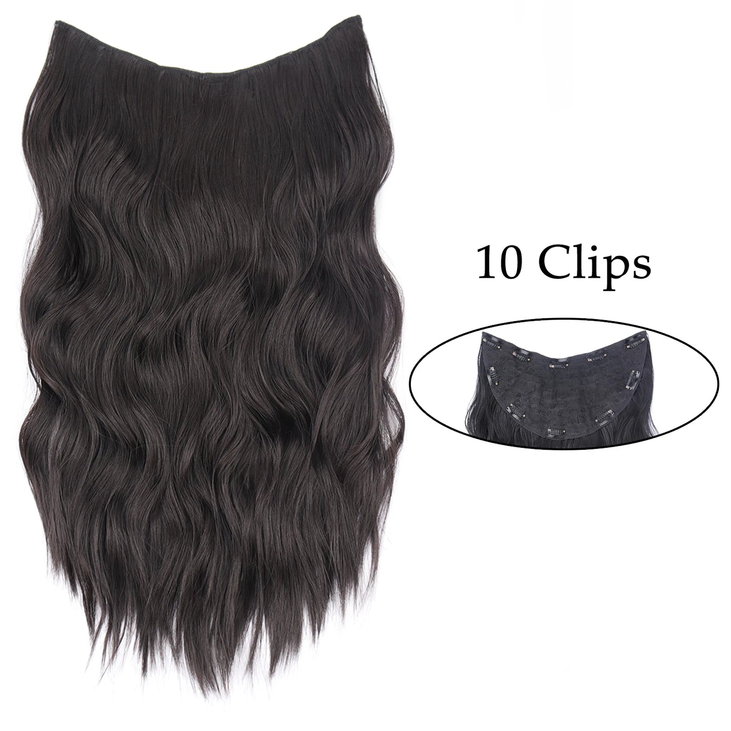 Voluminous Clip-In Hair Extensions 80cm For Fuller Long Hair Look