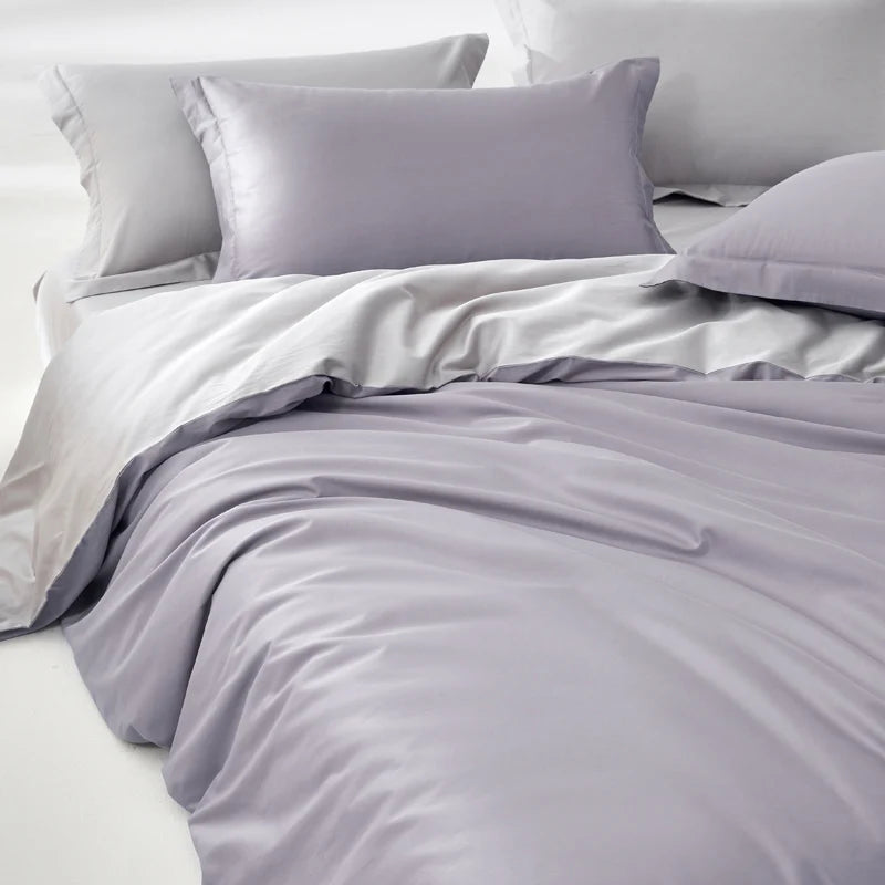 Soft Cotton Bedding Set with 800 Thread Count Duvet Cover and Sheets