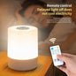 LED Night Light Bedside Lamp Wireless USB Rechargeable With Remote