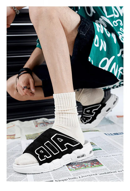Airy Slides for Men with Lightweight Upper