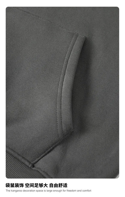 Unisex Fleece Hoodie with sleepy eye mask for travel