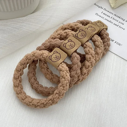 Elastic Hair Bands, High Stretch Durable Hair Ties, Trendy Rubber Bands, Fashionable Hair Accessories, Stylish Ponytail Holders
