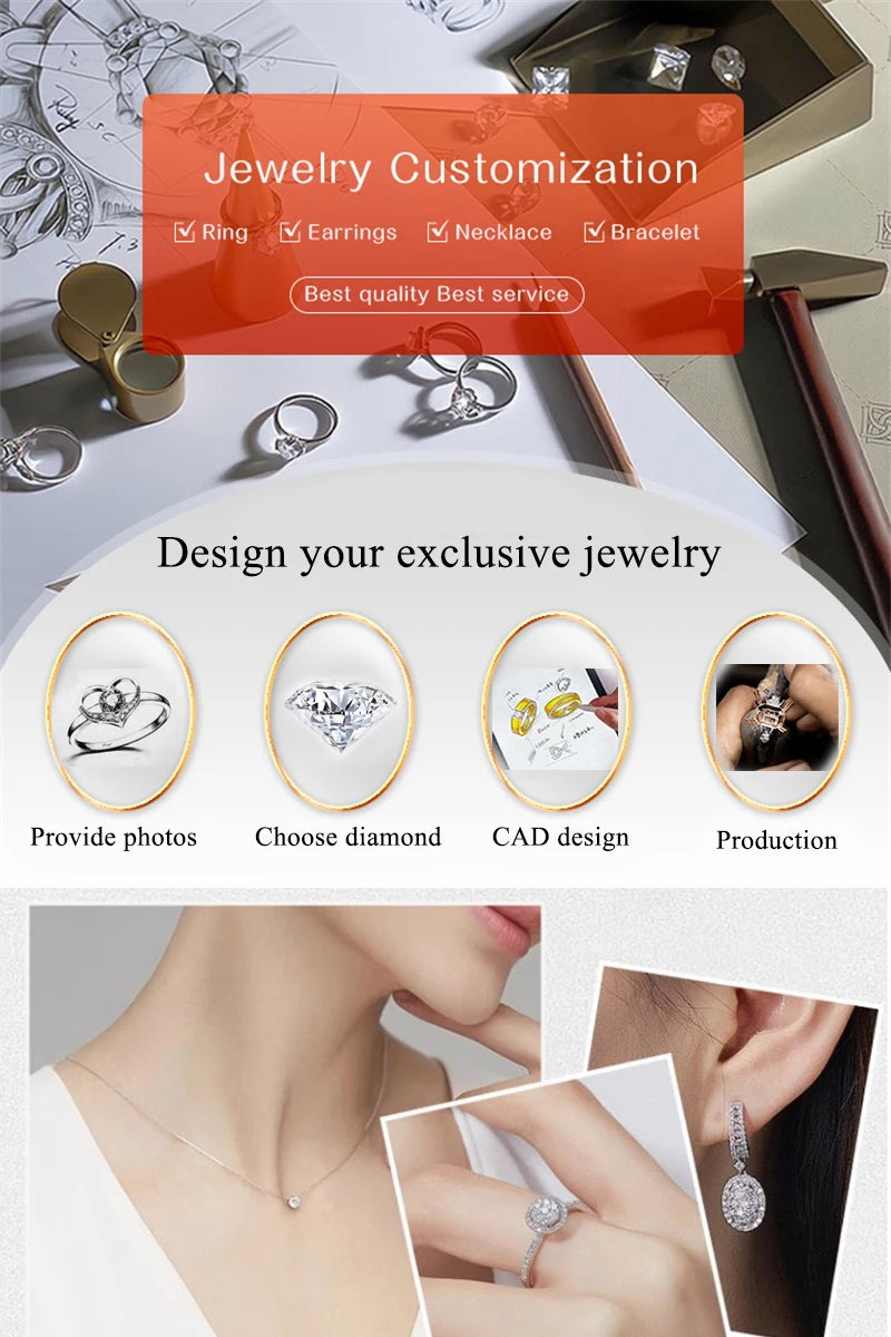Lab-Grown Diamond Ring Full Eternity Unisex With D Color VS Clarity