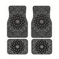 4Pcs Bohemian Car Floor Mats Rubber Back Heavy Duty Persian Carpet Car Decoration Dirty Resistant Car Floor Protector Rugs