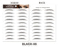 Women’s 6D Eyebrow Tattoos Stickers Waterproof Hair-Like Brow Grooming Shaping