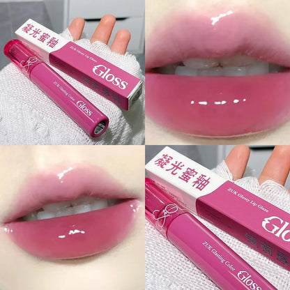Hydrating Lip Gloss with Glassy Water Shine for Plump Lips