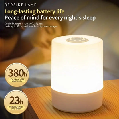 LED Night Light Bedside Lamp Wireless USB Rechargeable With Remote