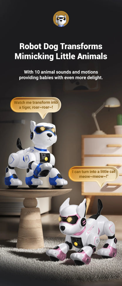 R27 Intelligent Robot Dog - Voice Control Electronic Pet Programming Toy