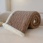 Double Thickened Throw Blanket Pile Tapestry Winter Warm Bed Cover Sofa Blanket Multifuntional Blanket Super Soft Cozy Blankets