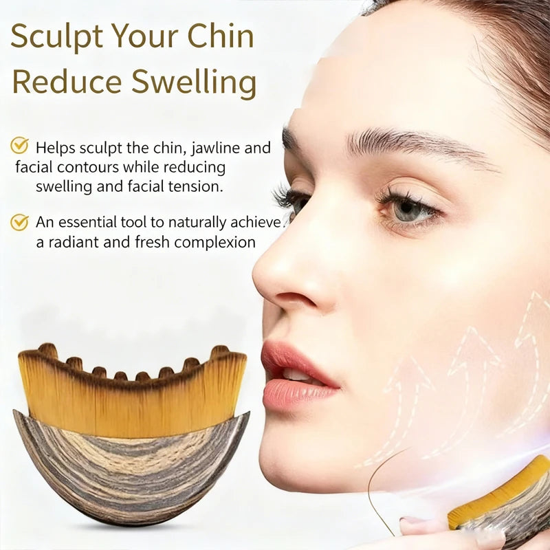 Lymphatic Facial Brush for Dry Skin Massage and Contouring