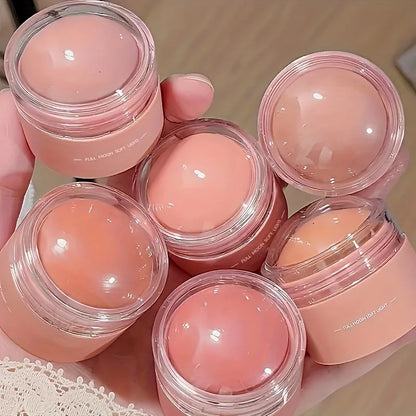 Waterproof Cream Blush Palette with Six Shades for All Skin Tones