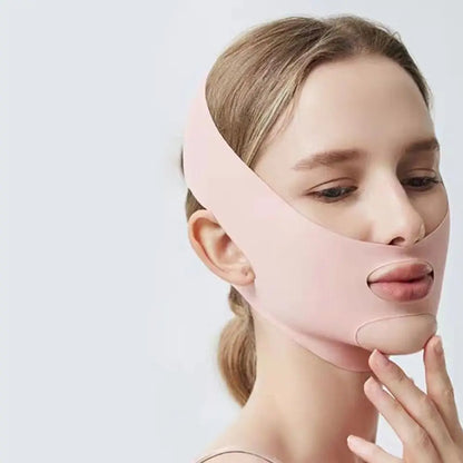 Breathable Adjustable Face Sculpting Sleep Mask With Jawline Lifting And V Line Shaping