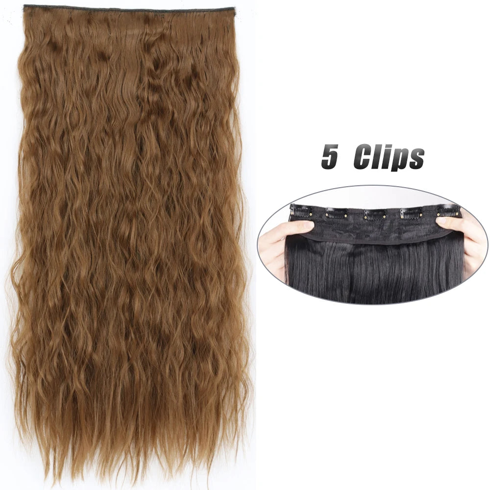 Voluminous Clip-In Hair Extensions 80cm For Fuller Long Hair Look