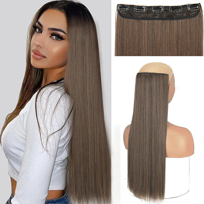 Heat-Resistant Clip-In Hair Extensions 22 To 32 Inches