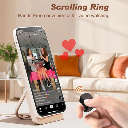 Smart Ring Remote Bluetooth Page Turner for TikTok YouTube IG Control